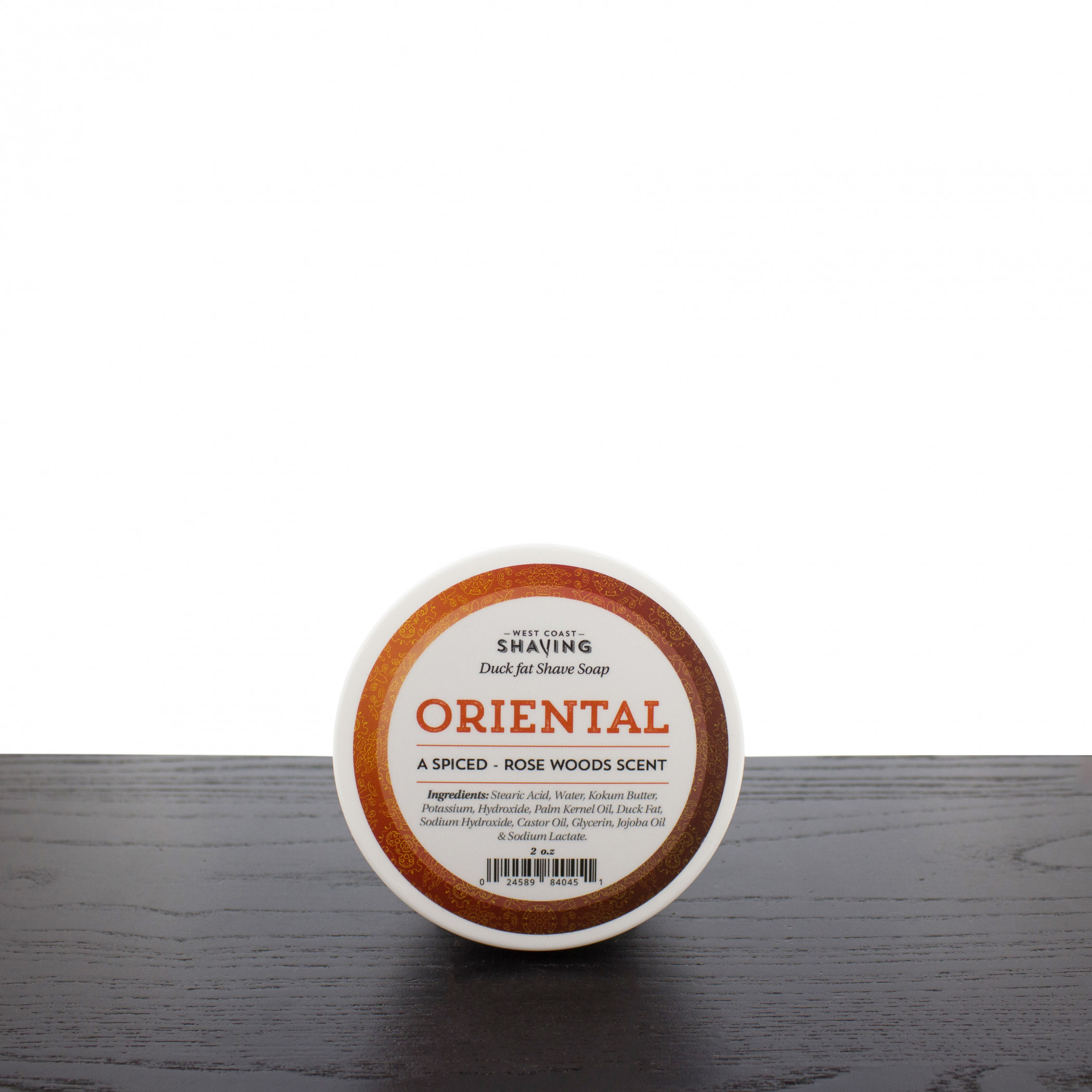 Product image 0 for WCS Duck Fat Shaving Soap, Oriental, 2 oz